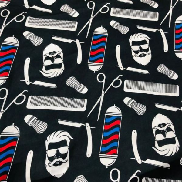 Cetim-estampado-barbeiro-preto-delarestecidos