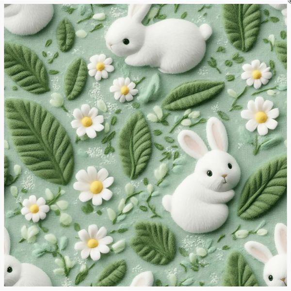 Tec_Tric_DP125_Coelhos_Daisy_Verde_delares